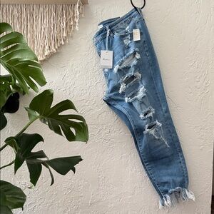 KanCan Distressed Blue Skinny Jeans